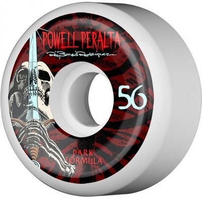 Powell Peralta Powell-Peralta Ray Rodriguez Skull Sword 2 56Mm 103A White 4 Pk