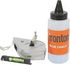 Ironton Steel Blue Chalk Line Reel Set 1 Count (Pack of 1) 