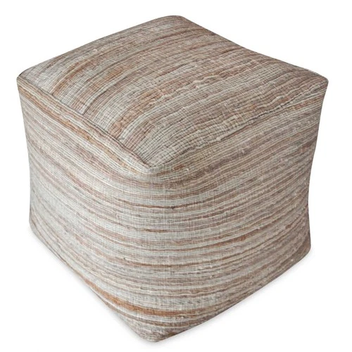 Shiro - 18 Inch Pouf Ottoman - 18 inches wide by 18 inches deep Accent Furniture - Picture 1 of 5