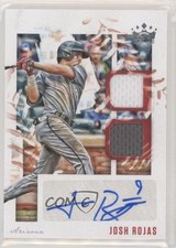 2020 Panini Diamond Kings DK Material Signatures Josh Rojas #DKMS-JO Auto 5m1