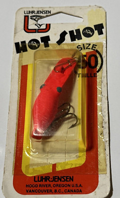 Vintage     LUHR~JENSEN           Hot Shot  50           Fluorescent Red Fire
