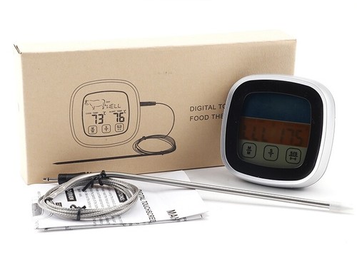 Grillthermometer Digital Bratenthermometer BBQ Smoker Fleischthermometer Fühler* - Bild 9 von 10
