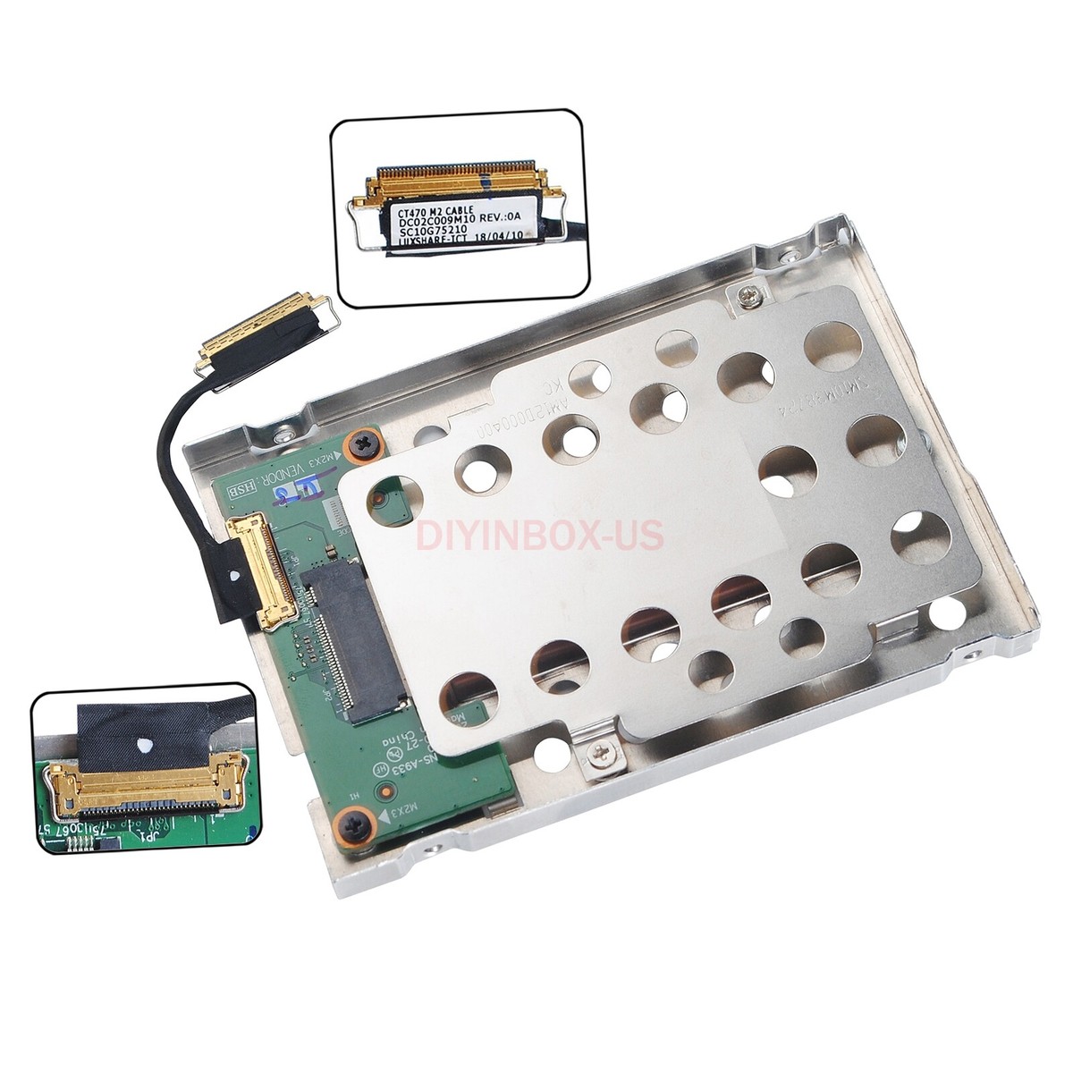 Support/Caddy SSD AM12Y000400 - NS-B021 pour Lenovo Thinkpad T470P