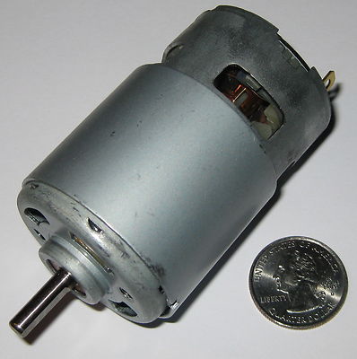 215 Watt Electric 12 VDC Motor - 25,000 RPM - 770 Frame Size Robot High Speed DC