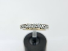 14k Yellow Gold Natural Round Diamond Engagement Ring