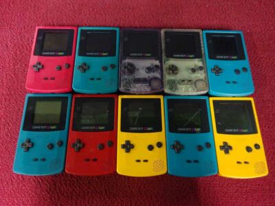 Junk Nintendo GameBoy Color GBC Lot of 10 Set random Console USED1
