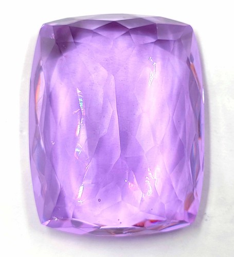 Transparent 330 Carat Ethiopian Emerald Cut Purple Opal Certified Loose Gemstone - Picture 11 of 13