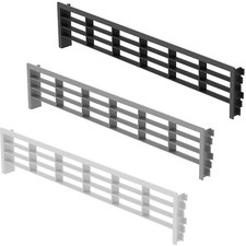SOTECH Bel&uuml;ftungsgitter 396 x 83 mm Lochgitter Schlitzgitter f&uuml;r Sockelleisten