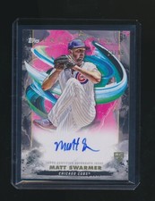 MATT SWARMER 2023 TOPPS INCEPTION PINK RC AUTO PARALLEL 63/99 #BRES-MSW