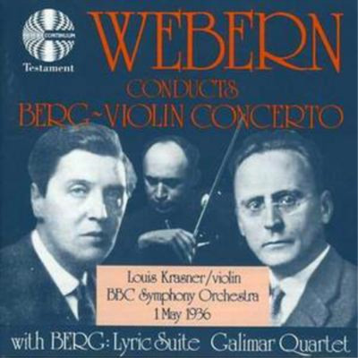 Alban Berg Webern Conducts Berg - Violin Concerto (Krasner) (CD) (UK IMPORT)