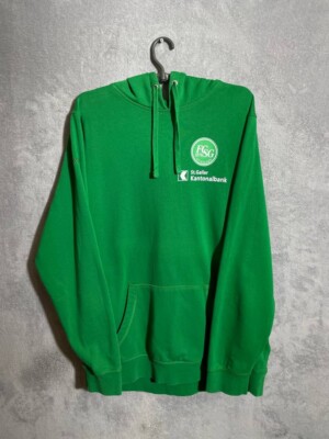 ST.Gallen Training Football Soccer Jacket Hoodie Green Jako Polyester Mens M/L