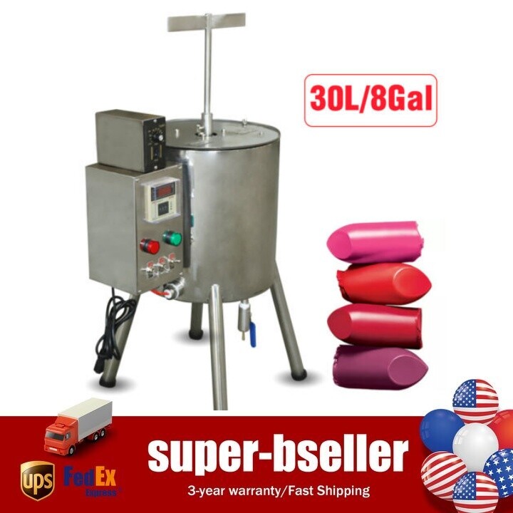 30L Automatic Lipstick Filling Machine with Heat Mix Stir for Hand Soap Production-image