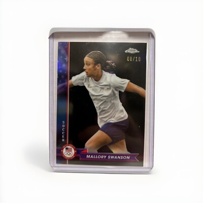 2024 Topps chrome U.S. Olympic Team Hopefuls Mallory Swanson BLACK/10!!!!!! 8/10