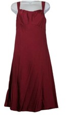 Ann Taylor Sleeveless Dress Size 8 Hot Pink Women