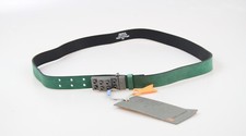 Cop Copine People Belt Women Small Leather Snap Green