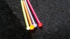 Made In USA Neon fiberoptic replacement sight fiber optic rods .080 2mm 4 colors