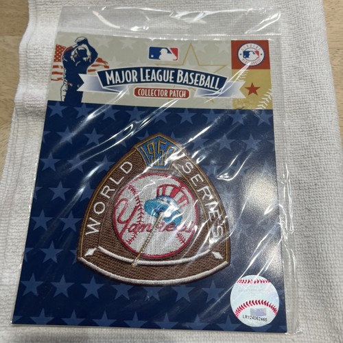 1950 World Series New York Yankees Stadium Logo Patch On Card MLB Baseball - Picture 8 of 11