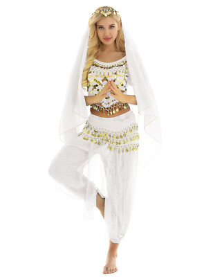Belly dance ハロウィンコスプレ Amazon.com: BellyLady Halloween Belly Dance Costume, Halter