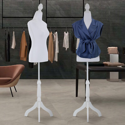 Adjustable Female Mannequin Torso Dress Form Clothing Display W