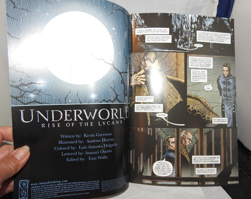 IDW Publishing: Comic Book Underworld, Rise of the Lycans Issue 1, November 2008 - Picture 4 of 6
