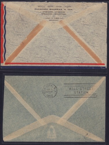 LOTE DE 5 CUBIERTAS URUGUAY 1940 - 1970 - Imagen 2 de 2