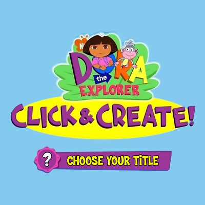 Dora the Explorer Click & Create - Windows PC [Jewel Case