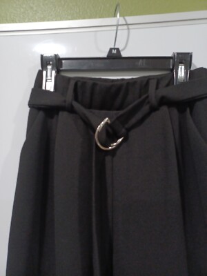 POSH Small Black Polyester High Rise Belted 24 X 25 Straight Leg Dress Pants | eBay POSH Small Black Polyester High Rise Belted 24 X 25 Straight Leg Dress Pants | eBay