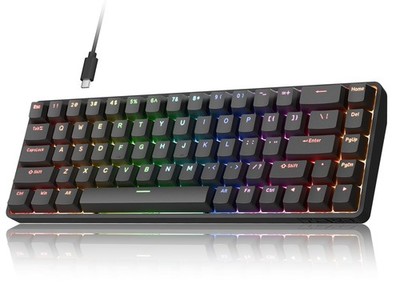 TMKB 60% Hall Effect Magnetic Mechanical Gaming Keyboard, 8K Hz, Web Driver N...