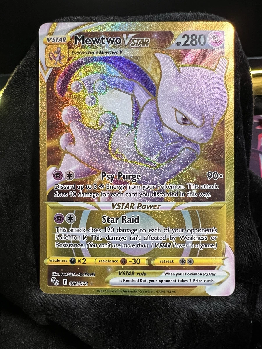 how much is a mewtwo vstar pokemon card worth Amazon.com: Mewtwo Vstar 031/078 - Pokemon Go main image 1