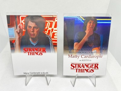 Stranger Things Custom Autogrammkarte - Matty Cardarople as Keith - unsigniert