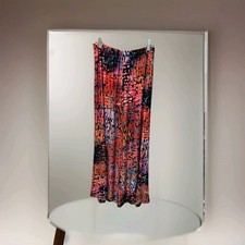 Boho Psychedelic Wide Leg Palazzo Pants Sz Medium Eric Casual USA