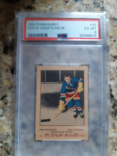 Steve Kraftcheck #92 card