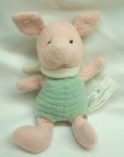 Walt Disney Store Winnie the Pooh CLASSIC PIGLET 7" Bean Bag STUFFED ANIMAL Toy