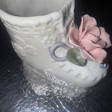 Can Personalize Upon Request Porcelain Baby Booty Christening Memory Baby Gift