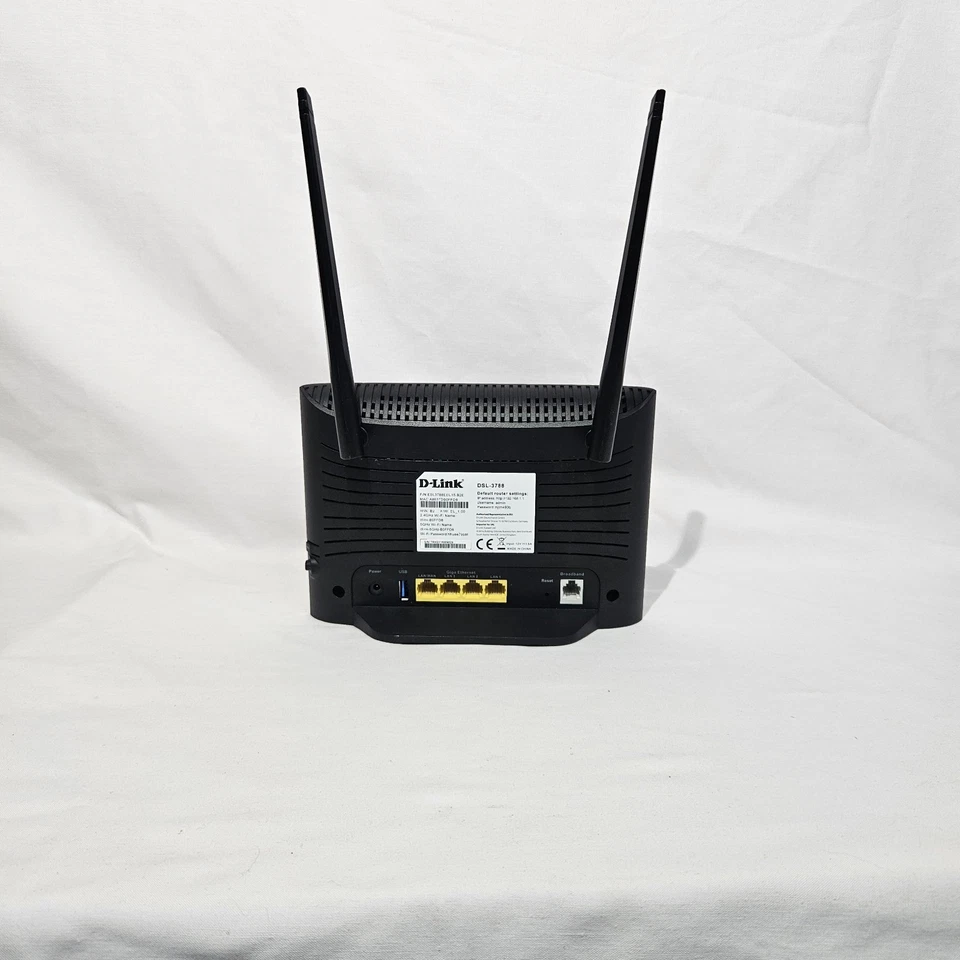 D-Link DSL-3788/E VDSL ADSL Modem Router AC1200 Gigabit – Ungetestet - Bild 3 von 4