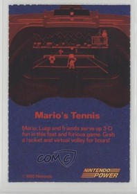 1995 Nintendo Power Virtual Boy Mario's Tennis 00hi