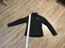 The North Face Jacket Womens Medium Softshell Windwall Black Full Zip Hiking