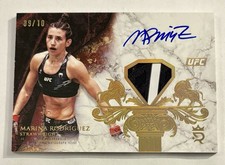 2025 Topps Royalty UFC Marina Rodriguez UFC Auto Relic Gold SSP /10