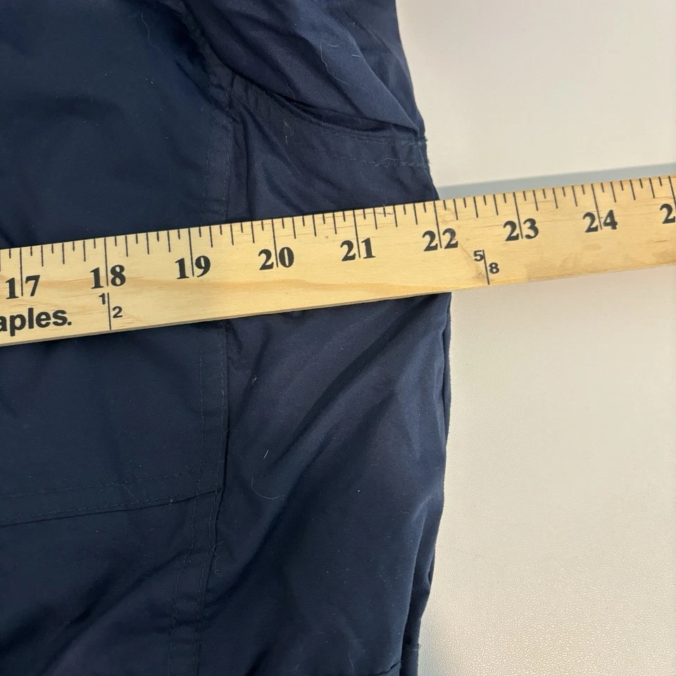 Columbia Youth 18-20 XL Aislado Impermeable Nieve Esquí Chaqueta Cremallera Azul Unisex Foto 4 de 4