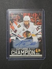 2025-26 Chicago Blackhawks Centennial Capturing a Champion Auto Andrew Ladd