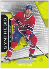 2019-20 Upper Deck Engrained Synthesis RYAN POEHLING S-45 Canadiens UD RC Rookie