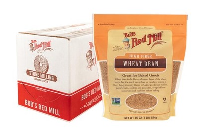 Bob's Red Mill Wheat Bran, 16oz (Pack of 4) - Non GMO, 1 Pound
