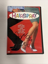 SIGNED John Waters Hairspray DVD Cover (DVD Included) Nice!