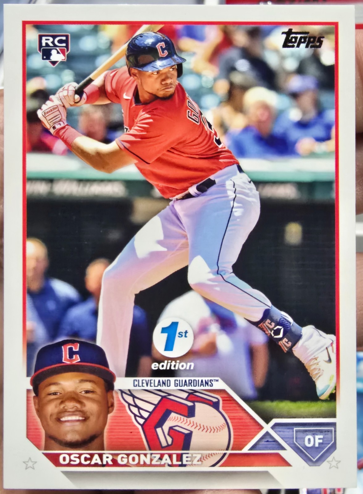 2023 Topps Series 1 1st Edition - Oscar Gonzalez #119 (RC)