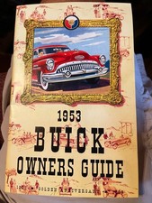 Original 1953 Buick Owners Guide Golden Anniverary 4th Edition Skylark near mint