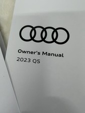 2023 AUDI Q5 0WNERS MANUAl
