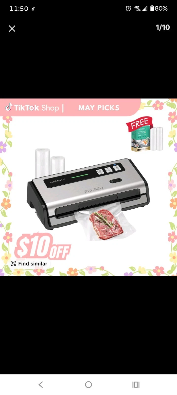 Fresko Auto Max V6 Automatic Vacuum Sealer Machine