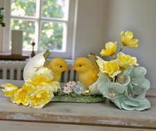 Goodwill Küken Figuren mit Osterei Blüten V...