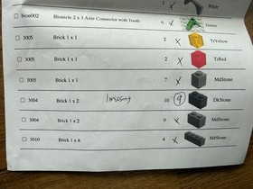 Lego 8780 Citadel of Orlan w/Manual + Cards, 9 Pieces Missing Excellent