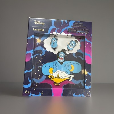 Loungefly Disney Aladdin Genie Mixed Emotions Pin Set